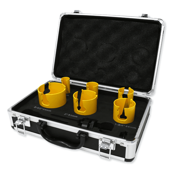 Carbide Tipped Hole Saw Kit for Wood and Drywall RackATiers Since 1995