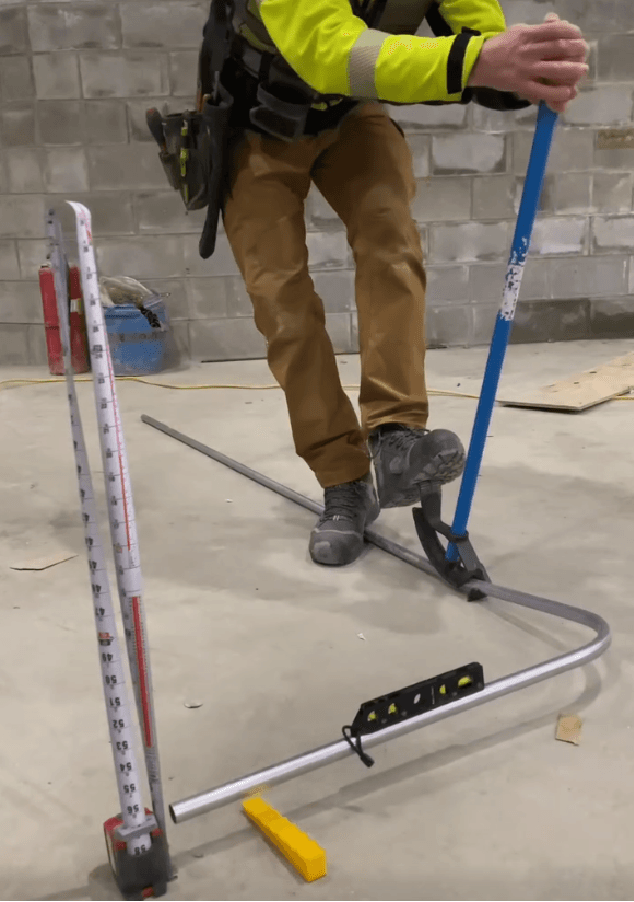 Rack-A-Tiers Kick Wedge - Conduit Bending Leveling Tool For Electricians