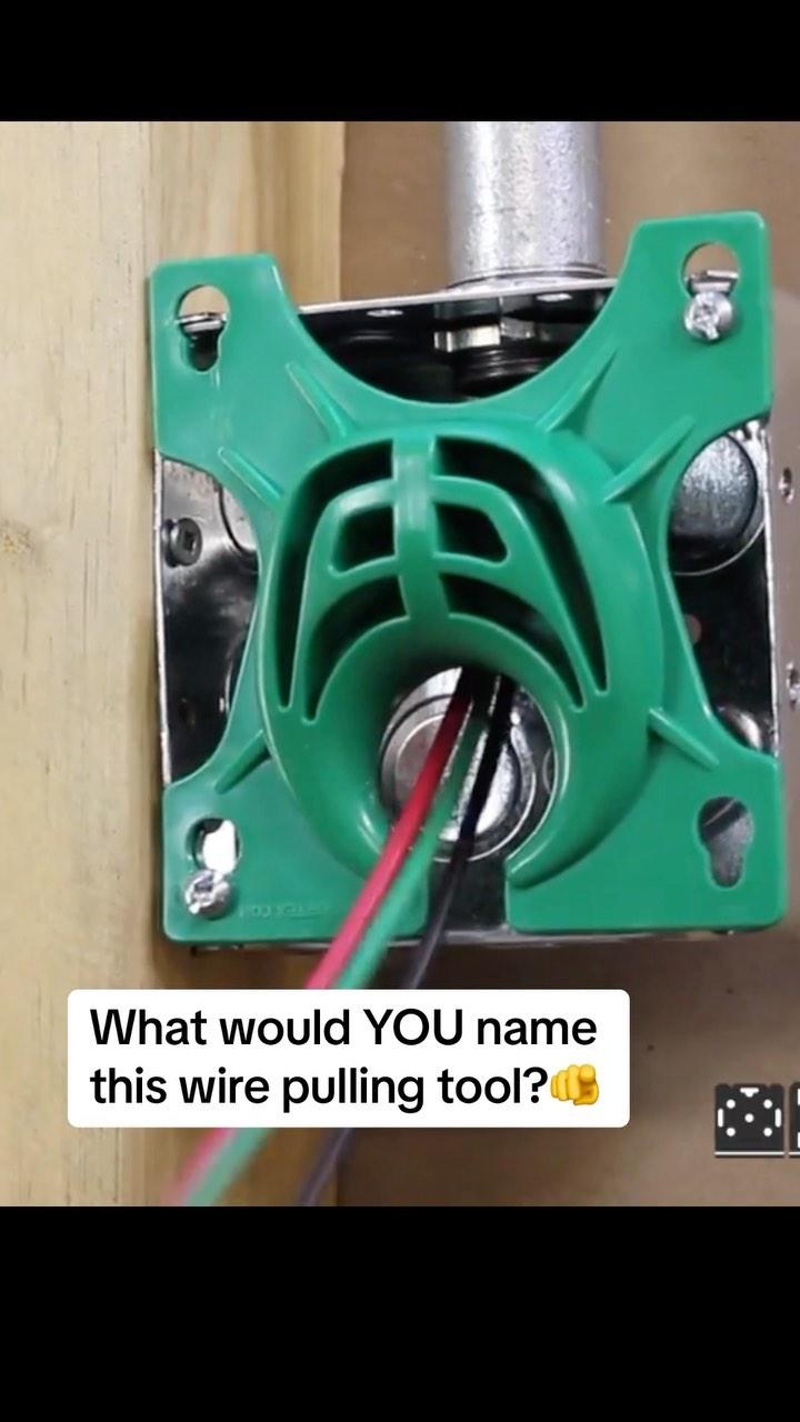 If you were gonna name this tool, what would you name it? 🫵Share your ideas for a new name in the comments 🙌Find the Wire Vortex in the link in our bio. #wirevortex #rackatiers #rackatierstools #electrician #electricianlife #electricalcontractor #sparky #bluecollarlife #bluecollar #electricianlife #industrialelectrician #commercialelectrician #sparkylife #hardhat #electriciantools #wirepull #wirepulls