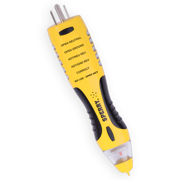 Sperry dual check voltage tester and gcfi circuit tester