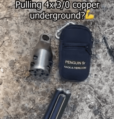 Penguin Puller - Wire Pulling attachment - Rack-A-Tiers Since 1995